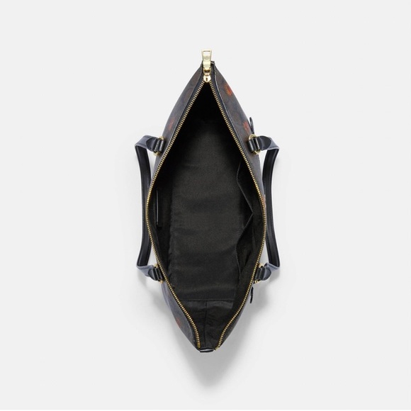 Gallery Tote in Signature Canvas with Pop Floral Print - Picture 2 of 3